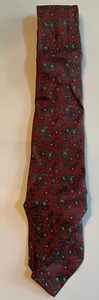 Vtg 80’s John Silk Men’s Tie !00% Silk Multi Color Paisley Pattern Excellent - Picture 1 of 5