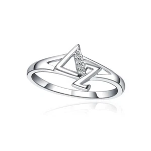 Delta Zeta Ring - Sterling Silver (DZ-R002) - Picture 1 of 2