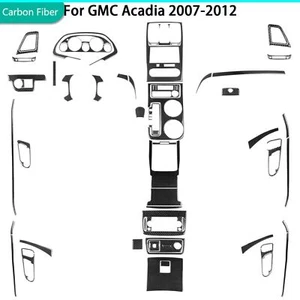 57Pcs Real Carbon Fiber Full Interior Upgrade Trim Kits For GMC Acadia 2007-2012 - Picture 1 of 19