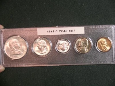 1949-D BU  Denver Mint Year Set Brilliant Uncirculated      49D75 - Image 1 of 4
