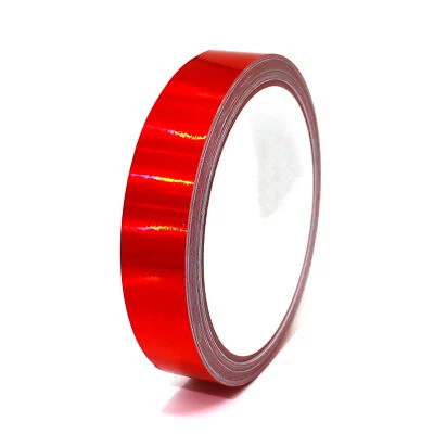 10m Zierstreifen 10mm Hologramm Rot Auto Motorrad Dekorstreifen Seitenstreifen  - Bild 1 von 4