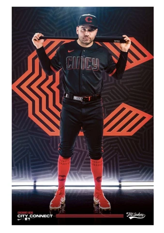 2023 Cincinnati Reds City Connect Joey Votto Poster, 7/2 SGA Cover