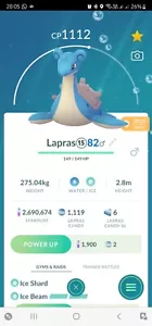 Lapras Legacy (Eisscherbe & Eisstrahl) Pokemon Trade Go - Bild 1 von 2