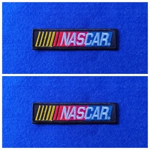 Ein Paar Motorsport Rennpatches Nähen/Aufbügeln Abzeichen Nascar - Bild 1 von 3