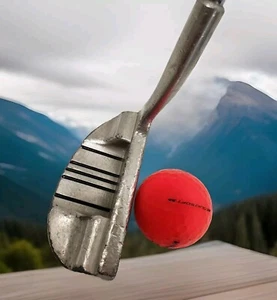 Mizuno 0803 Mallet Putter 34,5 Zoll Ausrichthilfe Top Zink Aluminium RH Vintage - Bild 1 von 9