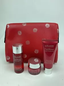 Estee Lauder Nutritious Super Pomegranate Travel Size Gift Set 3 Pcs With Bag - Picture 1 of 7