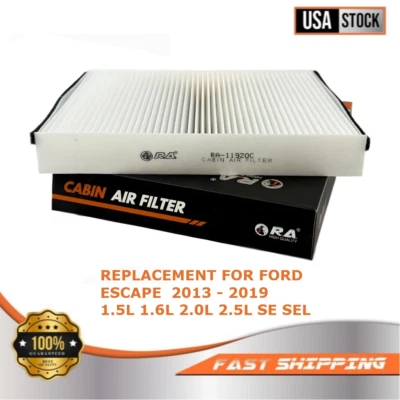 11920 Cabin Air Filter for FORD ESCAPE 2013 - 2019 1.5L 1.6L 2.0L 2.5L SE SEL - Image 1 of 4