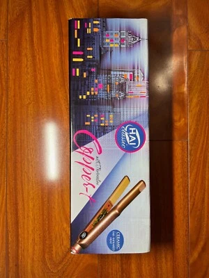 HAI new classic flat iron tourmaline copper-t ceramic far infrared heat - Image 1 of 4