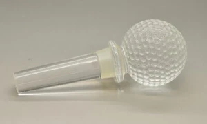 Vintage Golfball Kristall Dekanter Stopfen Flaschenkorken - Bild 1 von 5