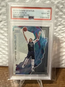 2019-20 Panini Status Upper Echelon #5 Luka Doncic Mavericks PSA 10 GEM MINT - Bild 1 von 2