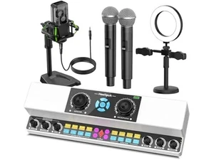 Heetipuk Y6 Live Streaming Sound Card Mixer Karaoke Machine - BRAND NEW - Picture 1 of 10
