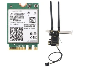 AX210 Desktop Wi-Fi Kit | 2,4 Gbit/s | Bluetooth 5.3 Unterstützung | PCIe x4 | Wi-Fi 6E - Bild 1 von 8