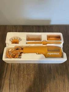 VTG 70’s Gillette Supermax Hair Dryer/ Styler New No Box Tested Complete VGC - Picture 1 of 8