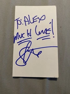 Ski Johnson Jazz Musician Signed Index Card 5x Grammy Consideration - Picture 1 of 1