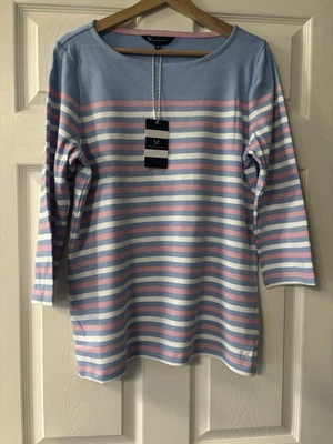 Crew Clothing Ultimate Breton T-Shirt, Size 12 - Image 1 of 4