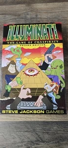 Illuminati: The Game Of Conspiracy, Steve Jackson Games, 2nd Edition Open Box - Picture 1 of 6
