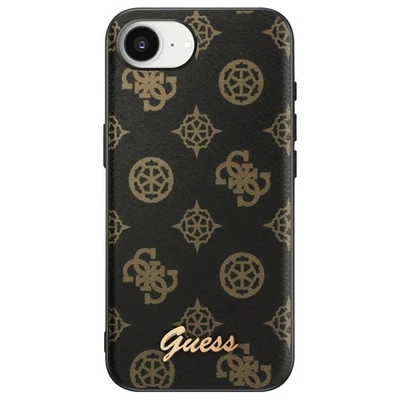 Guess, Custodia  iPhone 16e Stampa Peony Logo in rilievo - Immagine 1 di 4