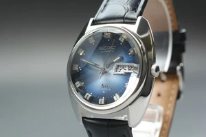 [Casi COMO NUEVO] Reloj Automático Para Hombre Vintage SEIKO LORD MATIC 5606-7230 Esfera Azul - Imagen 1 de 11