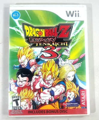 Dragon Ball Z: Budokai Tenkaichi 3 (Nintendo Wii, 2007) CIB - Image 1 of 4
