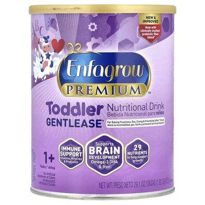 Enfagrow Premium™, bebida nutricional Gentlease® para niños pequeños, 1+ años, 29,1 oz (825 Foto 1 de 2