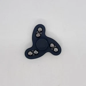 DNA Spin Plastic Fidget Wavy Tri-Spinner-Black - Picture 1 of 2