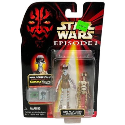 Star Wars Episode 1 Ody Mandrell 3.75" Action Figure 1998 Hasbro New Sealed - Image 1 of 4