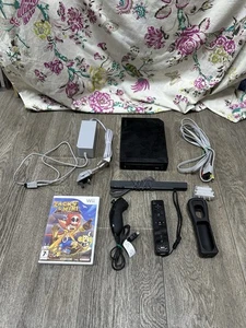 Black Nintendo Wii Console RVL-101 - Complete With Cables, Controller & More  - Picture 1 of 13