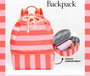 Victoria's Secret Beach Cooler Backpack Summer Bag - Picture 1 of 4