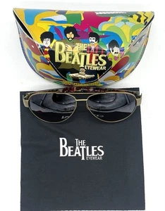 Gafas de sol The Beatles amarillas submarinas aviador estuche paño de limpieza COMO ESTÁN - Imagen 1 de 16