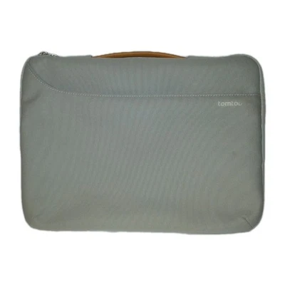 Tomtoc Cordura Laptop Sleeve Case 13-14" Gray Padded Bag with Handle Durable - Image 1 of 4