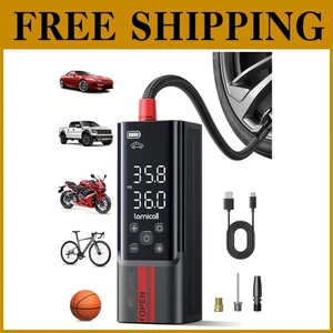 Cordless Car Tire Inflator - 150 PSI Portable Air Compressor - Picture 1 of 9