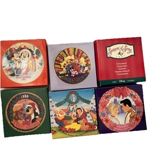 Disneyland Adornos de Disco de Navidad Convención Disneyana 1994-97 Edición Limitada Nuevo en Caja - Imagen 1 de 13