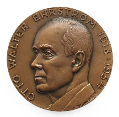 Signo Finlandia Medalla de Bronce Otto Walter Ehrström 1954. Aarre Aaltonen 1954 Foto 1 de 4