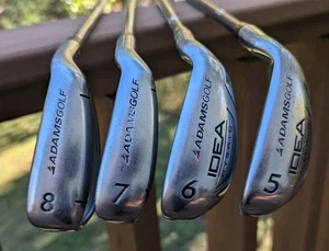 Adams Golf a20s Idea Hybrid Irons 5,6,7,8 RH Right Handed Graphite/Steel Shaft - Picture 1 of 18