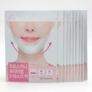 LOLOSKINNY Premium V Mask Pack 7g x 10pcs Hydrogel Moisturizing K-Beauty - Picture 1 of 6