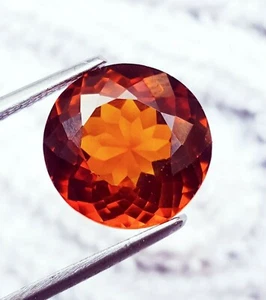 Natürlicher Hessonit Granat lose Edelstein 9,75 ct zertifiziert mit kostenlosem Geschenk - Bild 1 von 6