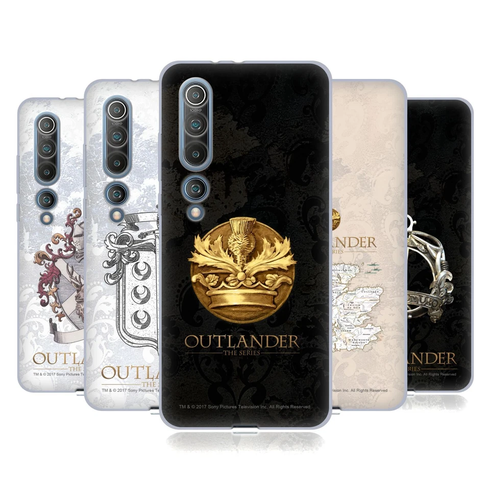 FUNDA OFICIAL OUTLANDER SELLOS E ICONOS GEL SUAVE PARA TELÉFONOS XIAOMI. Foto 1 de 4