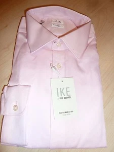 NEW $190 IKE BEHAR MENS SHIRT Sz 15.5 34 Non-Iron Performance pink petal BC - Picture 1 of 5