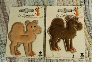 La Stephanoise Camel Patch Aufnäher 2 braun flauschig NEU - Bild 1 von 2
