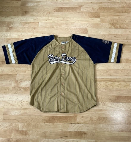 Pro Edge Notre Dame Irish Mens Baseball Jersey size Large Cover