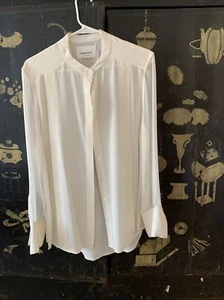 Paper Denim and Cloth womens ivory silky blouse medium - Picture 1 of 3