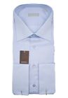 NEU STEFANO RICCI Kleid Shirt 100 % Baumwolle Größe 17,5 US 44 EU (C4)