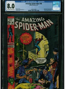 Increíble Spider-Man #96 CGC 8.0 1971 Stan Lee John Romita apariencia de duende verde - Imagen 1 de 3