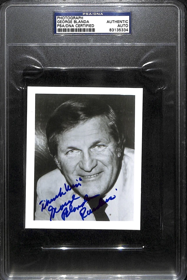George Blanda Signed 4x5 Photo PSA/DNA COA QB Raiders Football Picture Autograph - Image 1 of 4