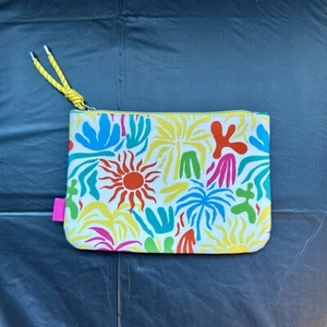 Bolso de Maquillaje Ipsy Glam 5x7 SOLO NUEVO SIN ETIQUETAS ROJO VERDE AMARILLO AZUL SALPICADURAS - Imagen 1 de 2