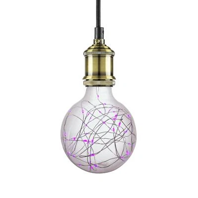 Sunlite 81179-SU LED G30 Globe String Light Bulb, Decorative Light 1PK Purple - Image 1 of 2
