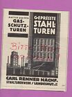 LANDESHUT, Werbung 1936, Carl Renner Nachf. Stahl-Türen-Werk Gasschutztüren