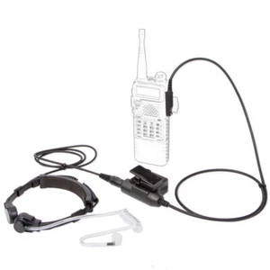 U94 PTT szyja gardło mikrofon słuchawka radio taktyczny zestaw słuchawkowy do Baofeng UV-9R Plus - Zdjęcie 1 z 9
