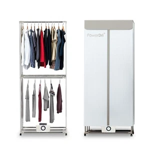 Electric Clothes Dryer Heated Machine 2 Tier Indoor Wardrobe Airer Rack Cover - Picture 1 of 8
