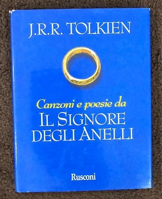 Canzoni e Poesie da Il Signore degli anelli rara sovraccoperta prima edizione - Immagine 1 di 4